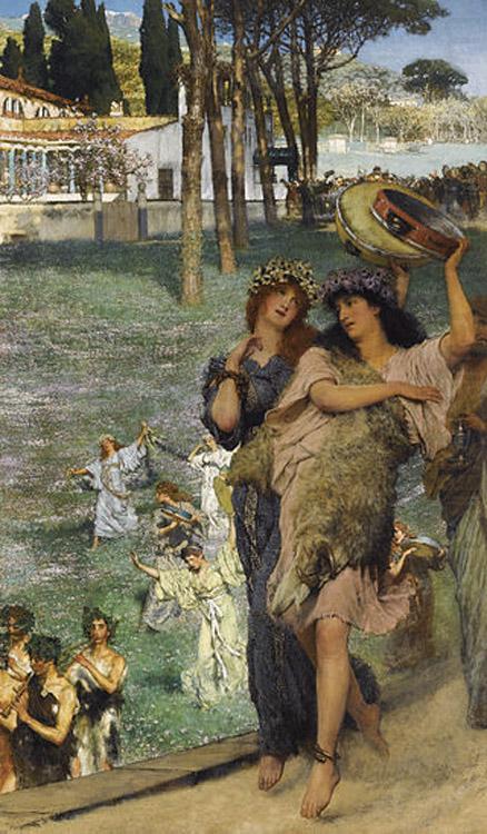 On the Road to the Temple of Ceres (mk23), Alma-Tadema, Sir Lawrence